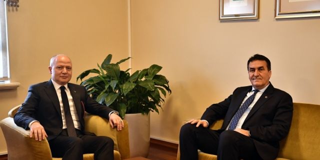 AK Parti İl Başkanı Gürkan’dan Başkan Dündar’a nezâket ziyareti