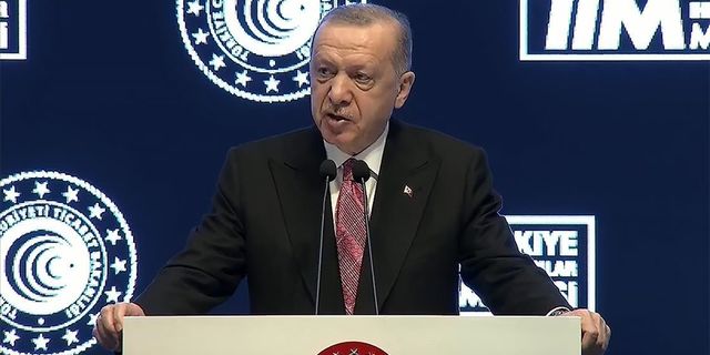 Cumhurbaşkanı Erdoğan Türkiye'nin 2021 ihracatı rakamlarını açıkladı