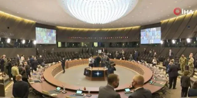 NATO'nun Olağanüstü Çevrimiçi Zirvesi başladı! Cumhurbaşkanı Erdoğan'da toplantıda...