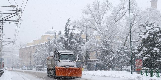 Bursa Büyükşehir Belediyesi'nden kar uyarısı!
