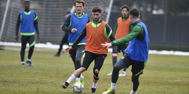 Yeşil-beyazlı takım Balıkesirspor maçı hazırlıkları için taktik ağırlıklı çalıştı