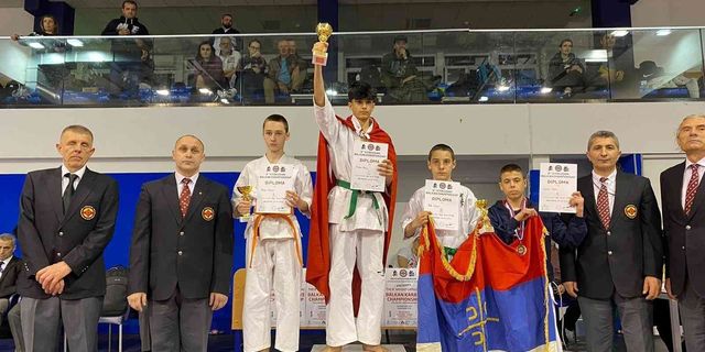 8. Kyokushin Karate Balkan Şampiyonası’nda Türkiye fırtınası esti!