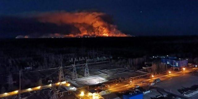Çernobil'de yangınlar sürüyor! Radyasyon seviyesi yükselişe geçti...