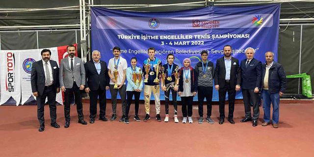 Milli tenisçiler Türkiye Şampiyonası’na damga vurdu