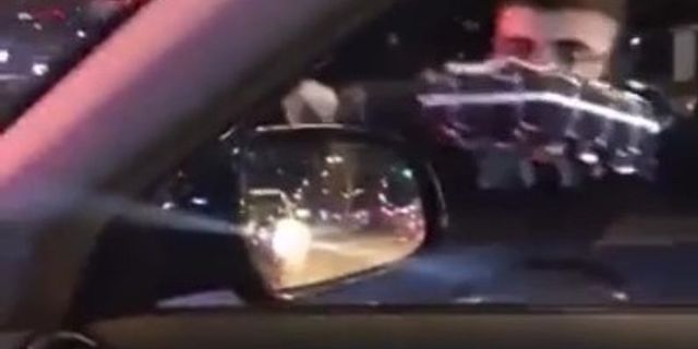 Trafik magandasının, bebekli kadın sürücüye verdiği tepki şaşkınlık yaşattı