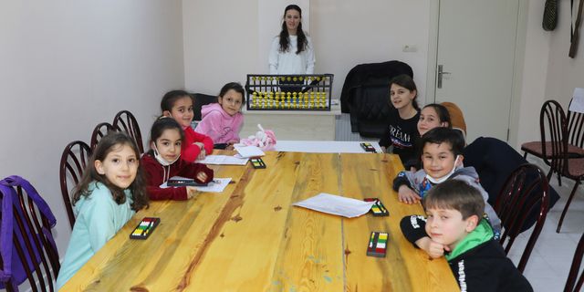 Mudanya Belediyesi'nden çocuklara Mental Aritmetik Atölyesi