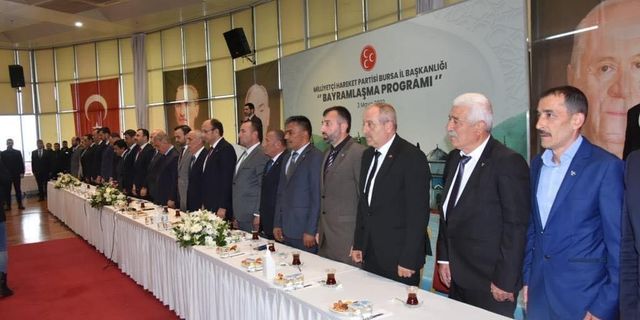 MHP Bursa teşkilatı, bayramlaşmada buluştu