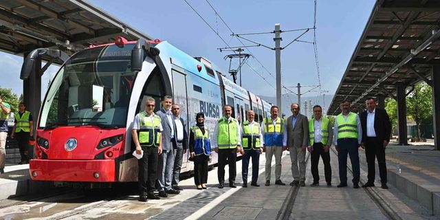 Başkan Aktaş,  raylı sistem T2’yi test etti!