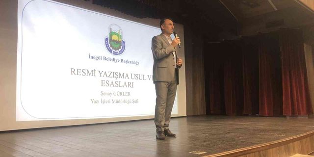 İnegöl Belediyesi’nin kurum içi eğitimleri sürüyor