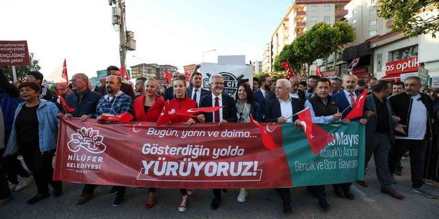 Nilüfer’de 19 Mayıs coşkuyla kutlandı
