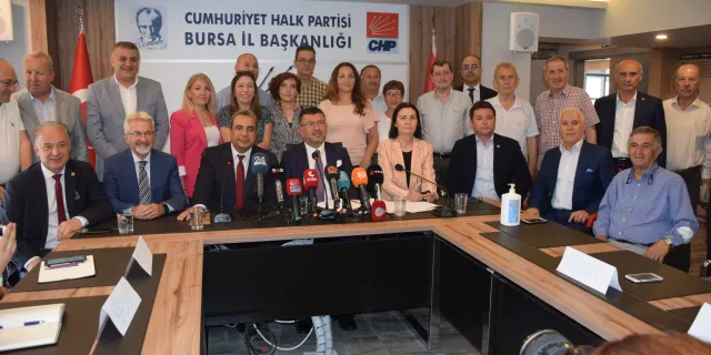 CHP Genel başkan yardımcısı Veli Ağbaba Bursa'da