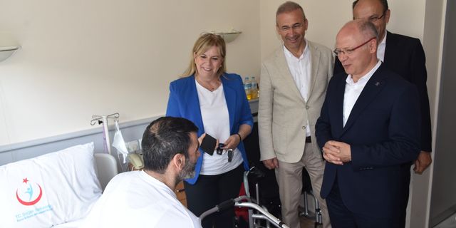 Dünya ALS Hastalığı Günü'nde Gürkan'dan anlamlı ziyaret