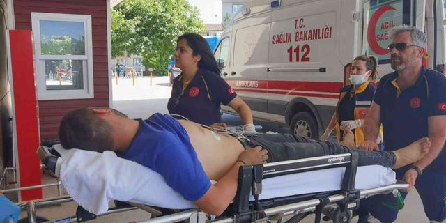 Bursa'da elektrik akımına kapılan işçi yaralandı