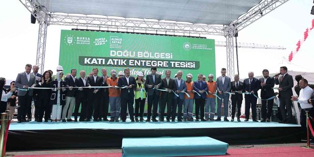 Bursa'da o tesis hizmete açıldı
