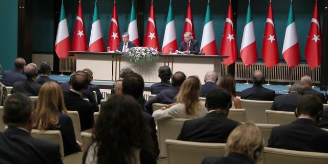 Türkiye-İtalya Hükümetlerarası Zirvesi sonrası ortak bildiri