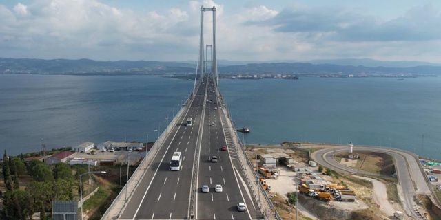 Osmangazi Köprüsü'nde günlük 80 bin 624 araç ile rekor kırıldı