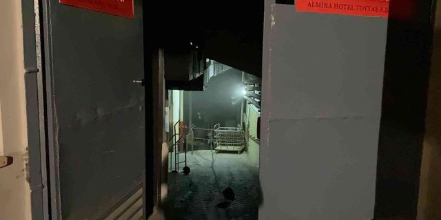 Bursa’da oteldeki yangın paniğe neden oldu