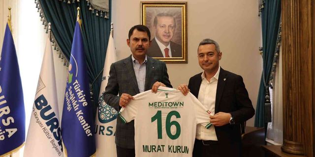 Başkan Ömer Furkan Banaz, Bakan Murat Kurum’la bir araya geldi