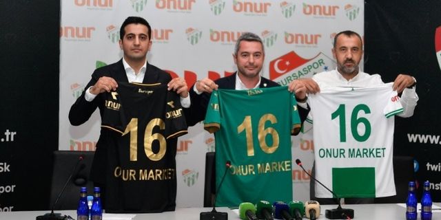 Bursaspor'un kol sponsoru market zincirinden