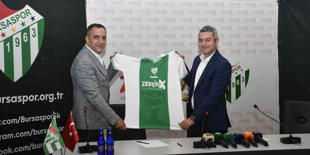 Bursaspor’un göğüs sponsoru Zeplinx oldu