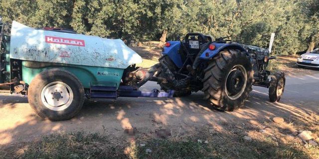 Bursa'da acı kaza! Dede traktörü ile torununu ezdi