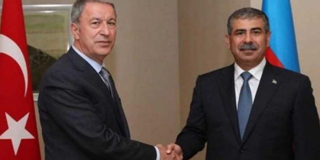 Bakan Akar Azerbaycanlı mevkidaşıyla görüştü