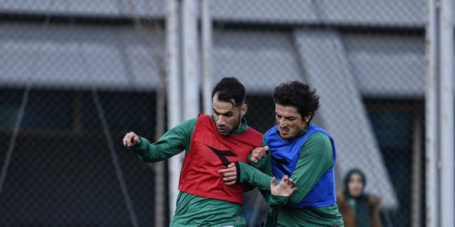 Bursaspor çift idman yaptı