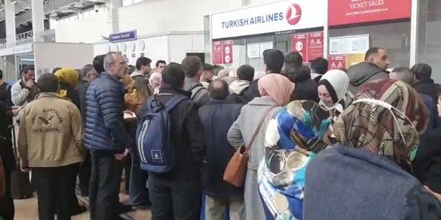 THY’nin TK 7575 sefer sayılı uçağı Erzurum Havalimanı inişinde tehlike atlattı