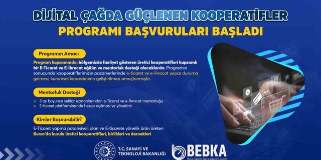 Kooperatifler, BEBKA’nın E-Ticaret Programıyla Büyüyecek!
