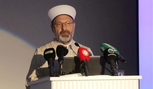 Diyanet İşleri Başkanı Erbaş: "İşgalci İsrail bugün Gazze'de tam anlamıyla soykırım yapmaktadır"