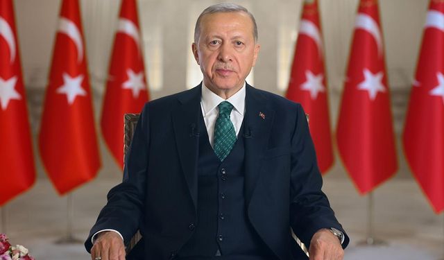 Cumhurbaşkanı Erdoğan, Cumhuriyet Bayramı tebriklerini kabul ediyor