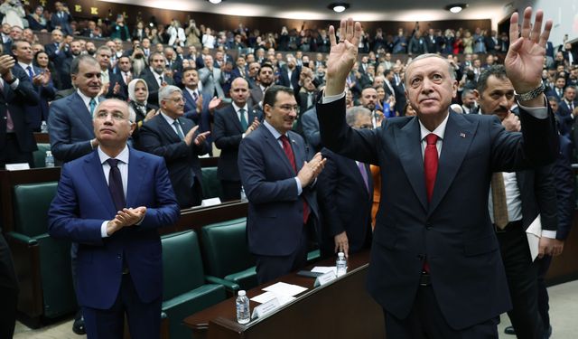 Erdoğan; "huzurlu bir şekilde yaşamak istiyorsak güçlü olmak mecburiyetindeyiz” dedi.