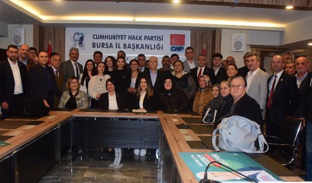 Bursa'da Gelecek'ten CHP'ye 750 katılım sağlandı