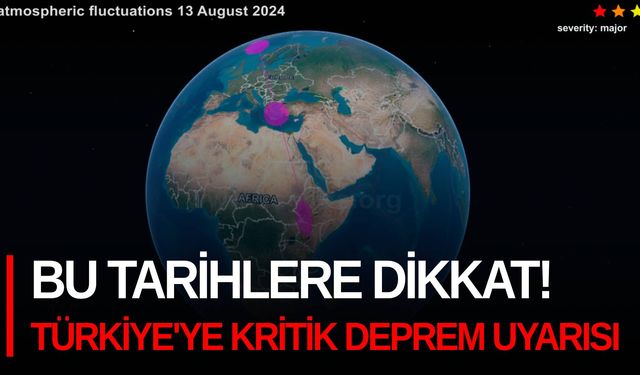 Bu tarihlere dikkat! Türkiye'ye kritik deprem uyarısı