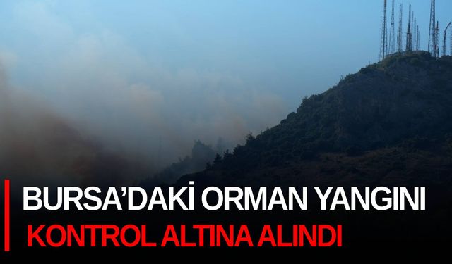 Bursa’daki orman yangını kontrol altına alındı