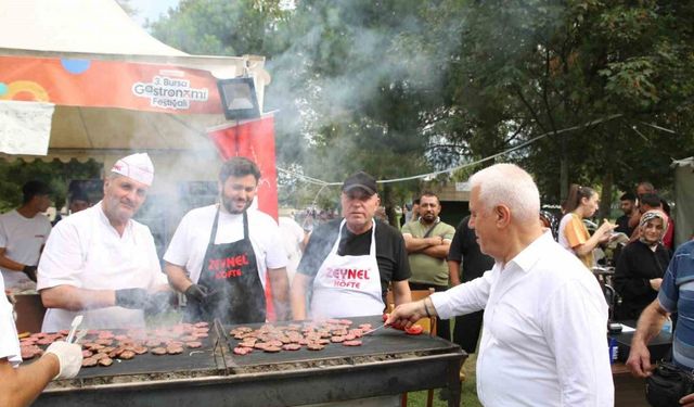 3. Bursa Uluslararası Gastronomi Festivali coşkuyla sona erdi