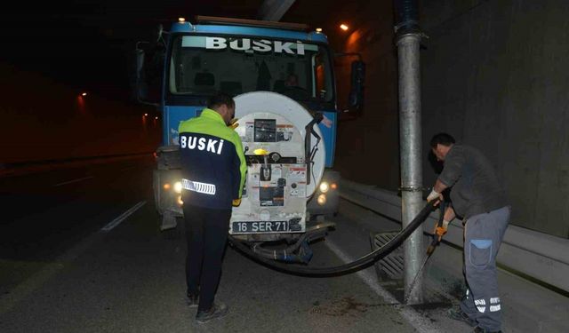 Bursa’da sel felaketlerine karşı özel bakım yapılıyor