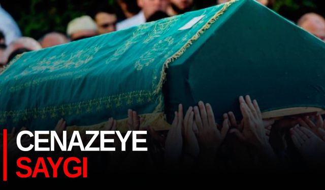 Cenazeye saygı