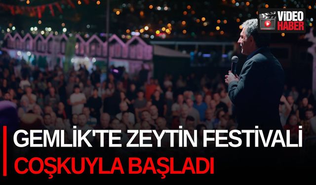 Gemlik'te zeytin festivali coşkuyla başladı