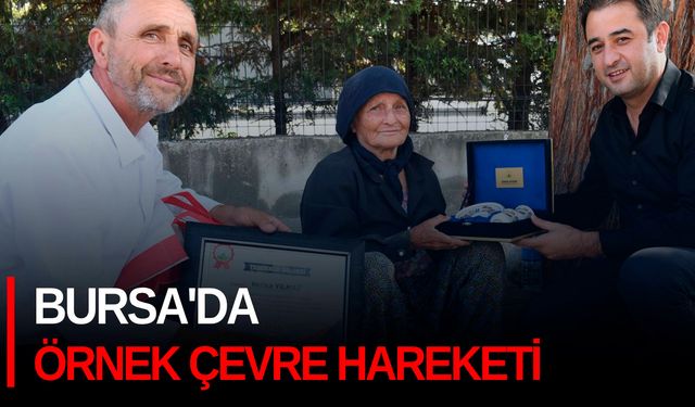 Bursa'da örnek çevre hareketi