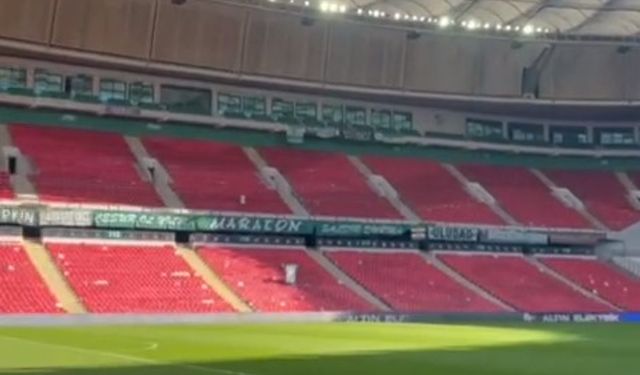 Bursaspor’da maç öncesi kareografi hazırlıkları yapıldı