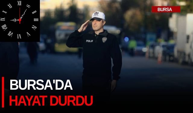 Bursa'da hayat durdu