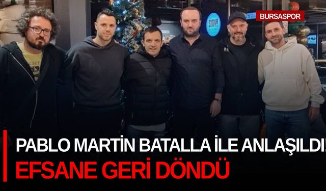 Pablo Martin Batalla ile anlaşıldı! Efsane geri döndü