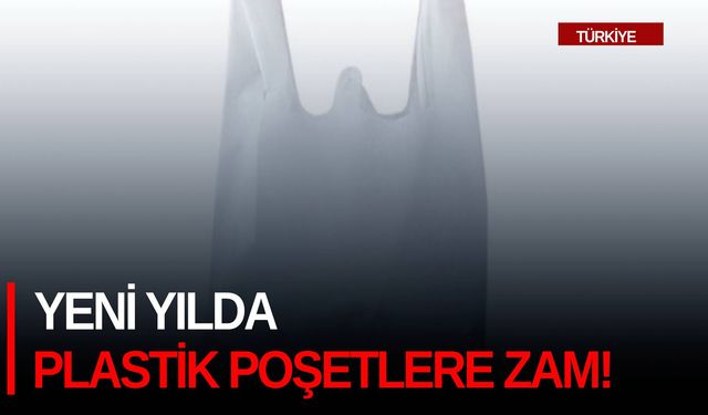 Yeni yılda plastik poşetlere zam!