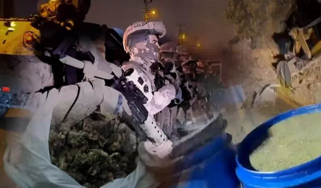 1,6 ton madde ve 750 bin hap ele geçirildi!