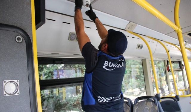 Bursa'da otobüsler daha da güvenli