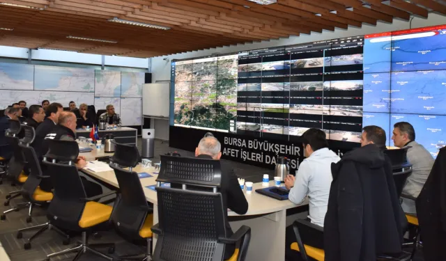 Bursa Büyükşehir'den kış tatbikatı