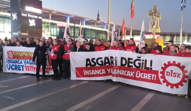 DİSK Güney Marmara'dan Bursa'da kitlesel açıklama