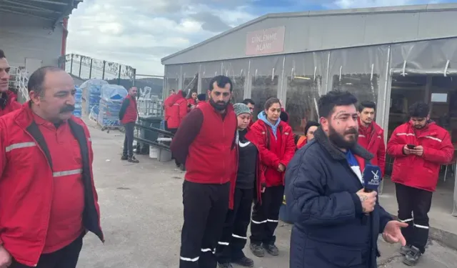 Bursa’da Migros işçilerinin eylemi devam ediyor