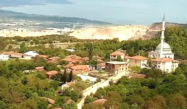 Bursa Orhangazi'de taş ocakları yerleşimlere dayandı